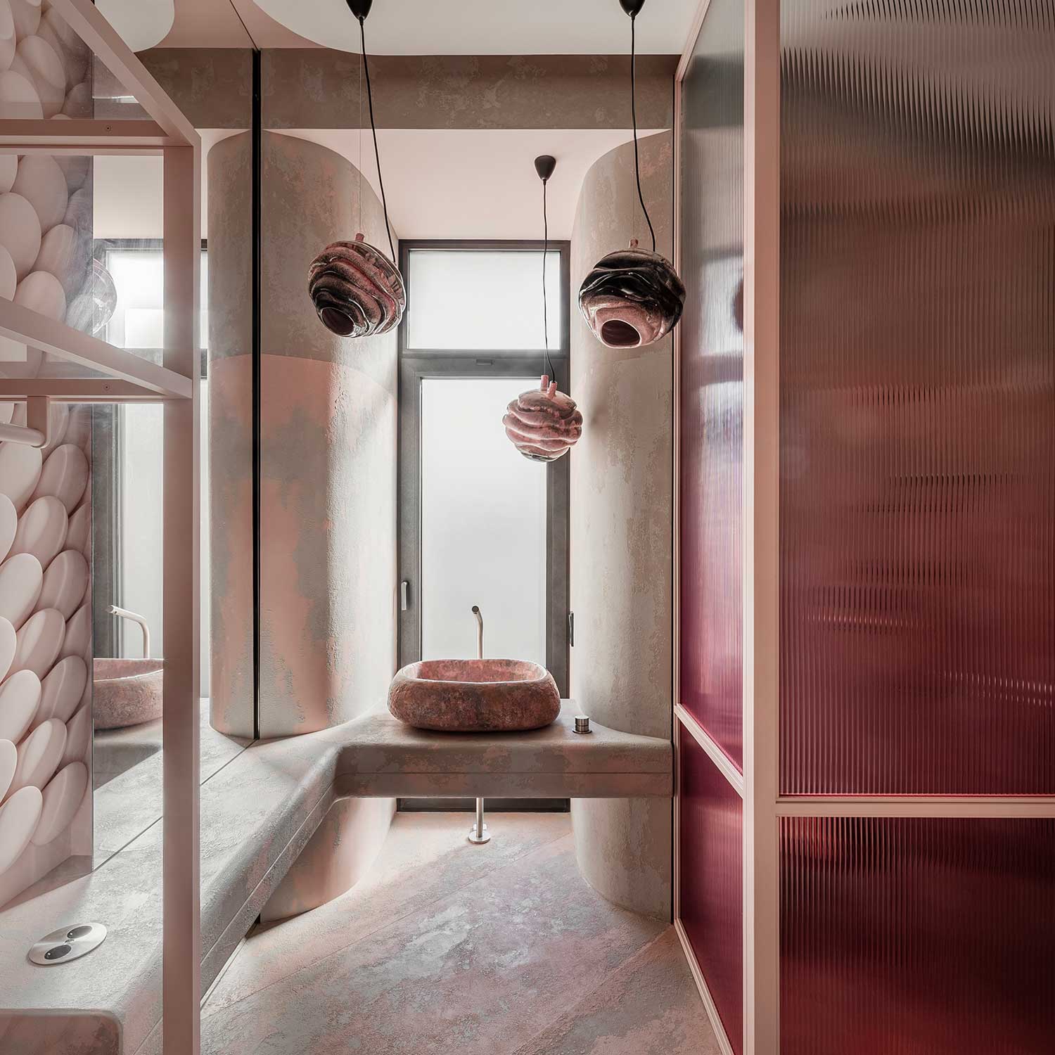 VULYK - Organic design ceramic pendant light for bedroom