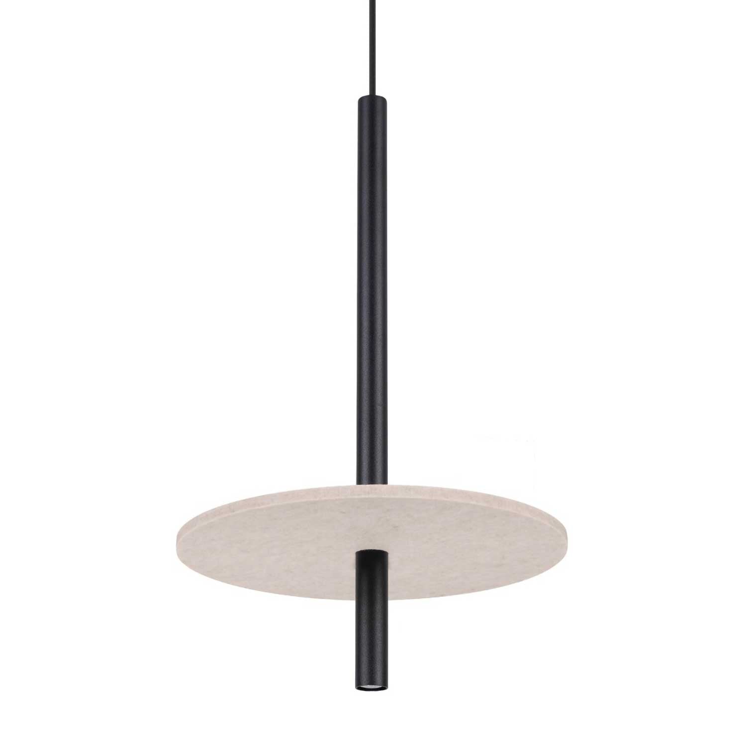 Wega - Lampada a sospensione in feltro dal design moderno per sala da pranzo