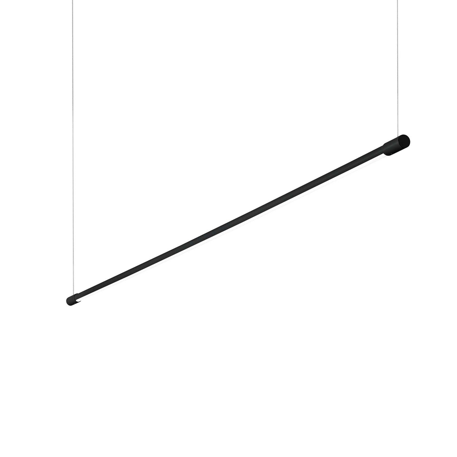 YOKO - Suspension tube LED integrated black or white