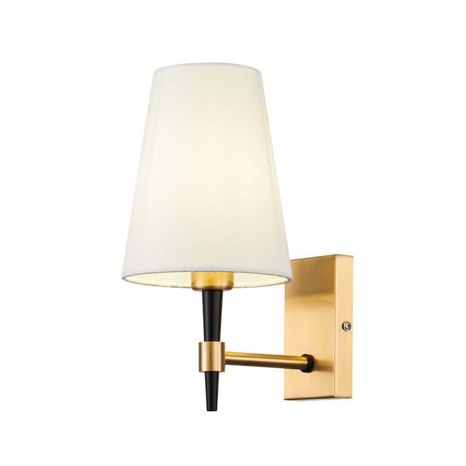 ZARAGOZA - Art Deco wall sconce, vintage lampshade