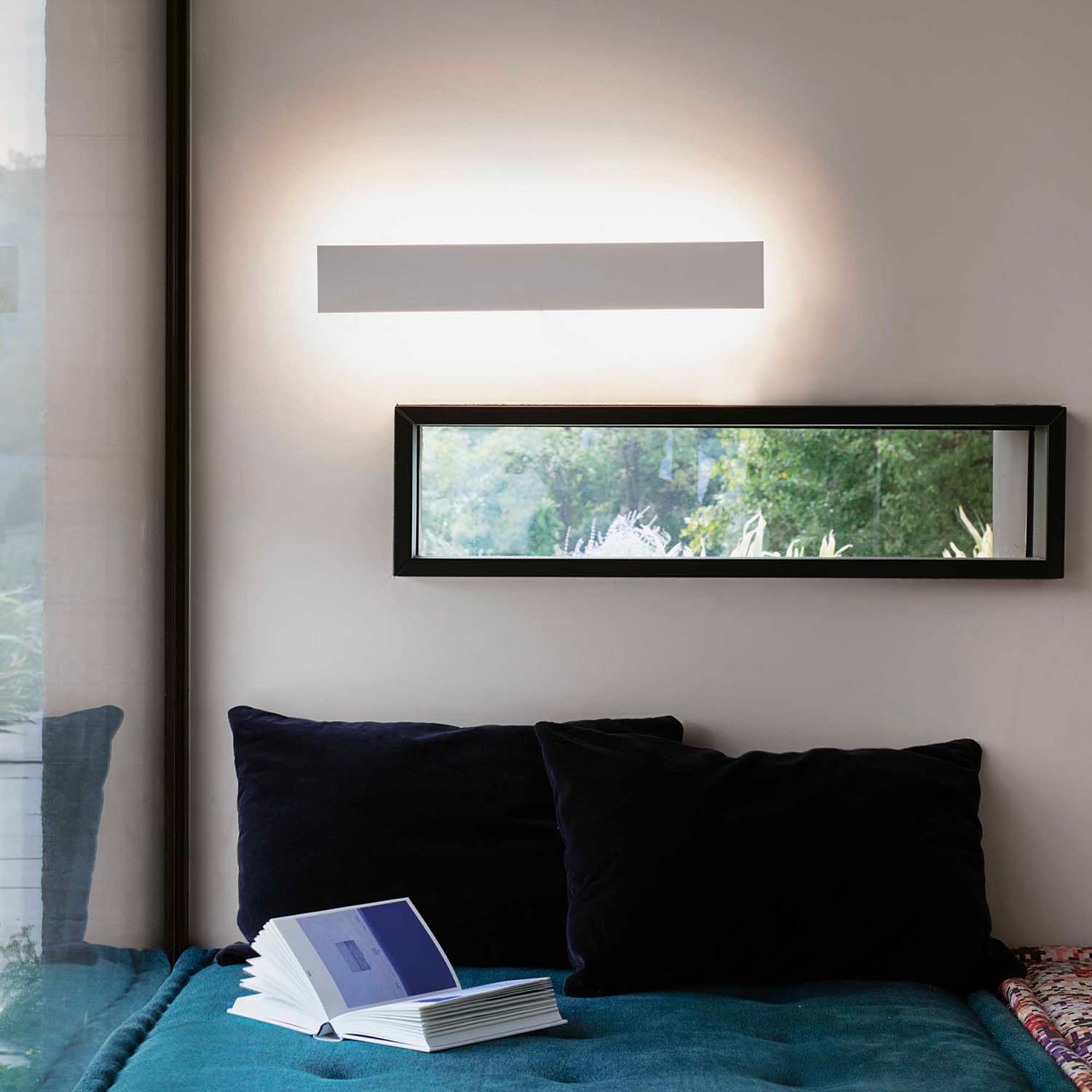 ZIG ZAG - Wall sconce with integrated LED panel, various colors