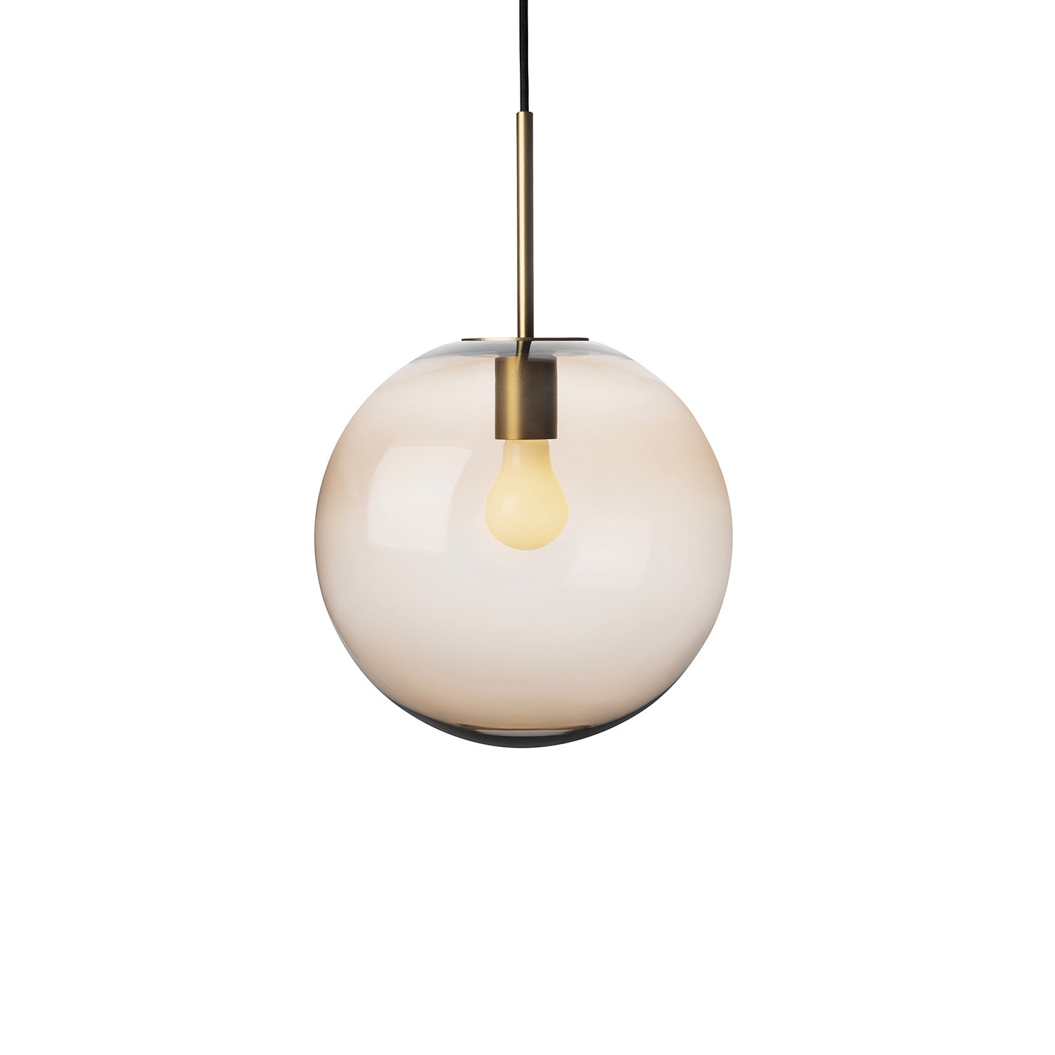 ARCHIVE 4014 - Handmade blown glass globe pendant light