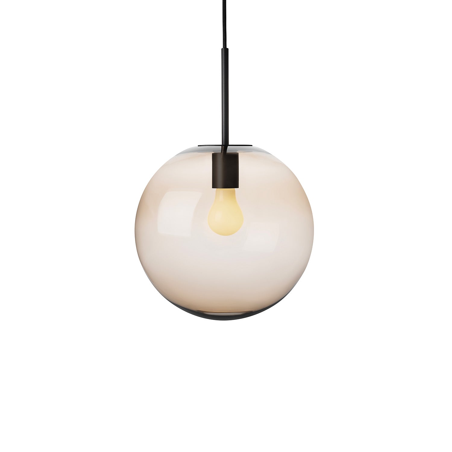ARCHIVE 4014 - Handmade blown glass globe pendant light