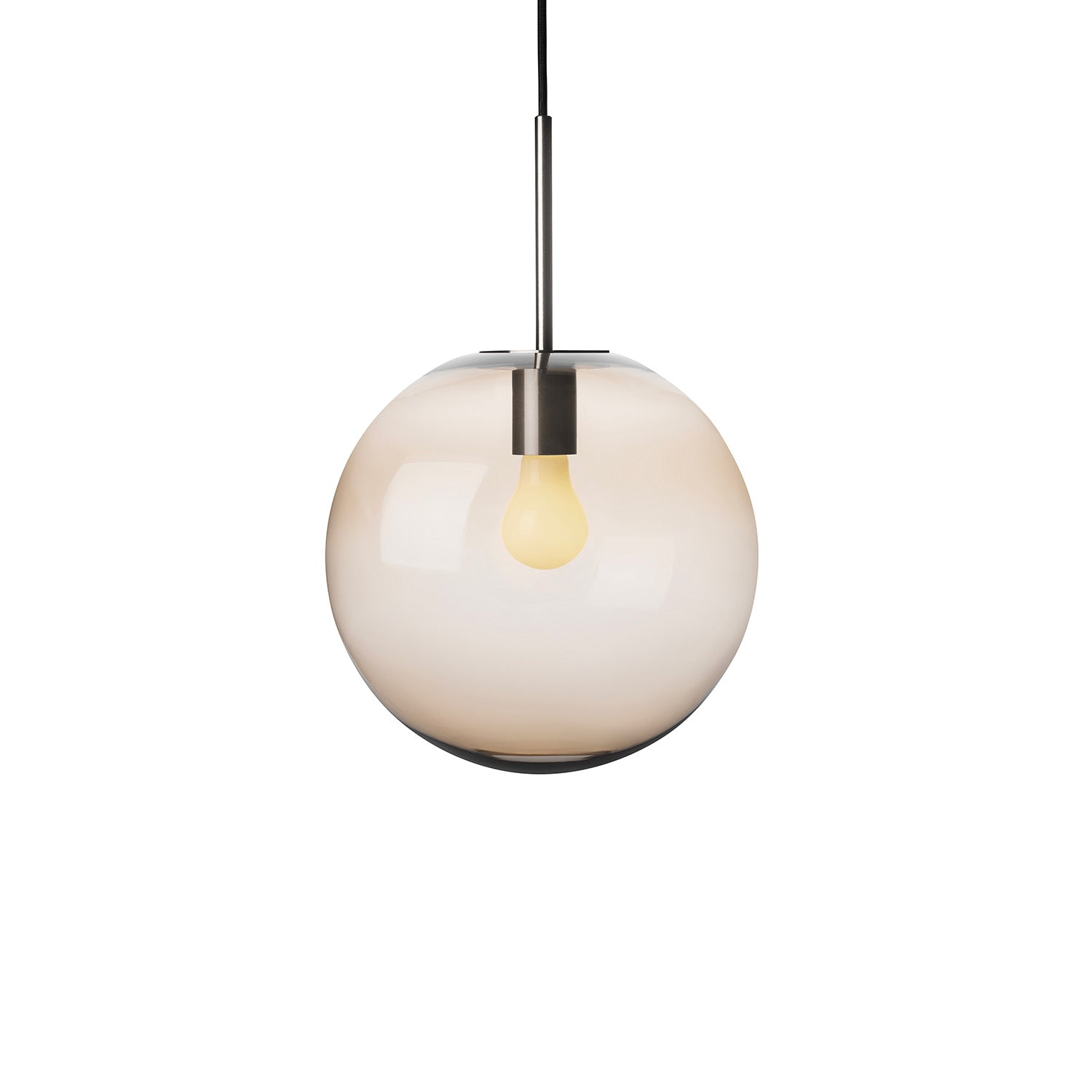 ARCHIVE 4014 - Handmade blown glass globe pendant light