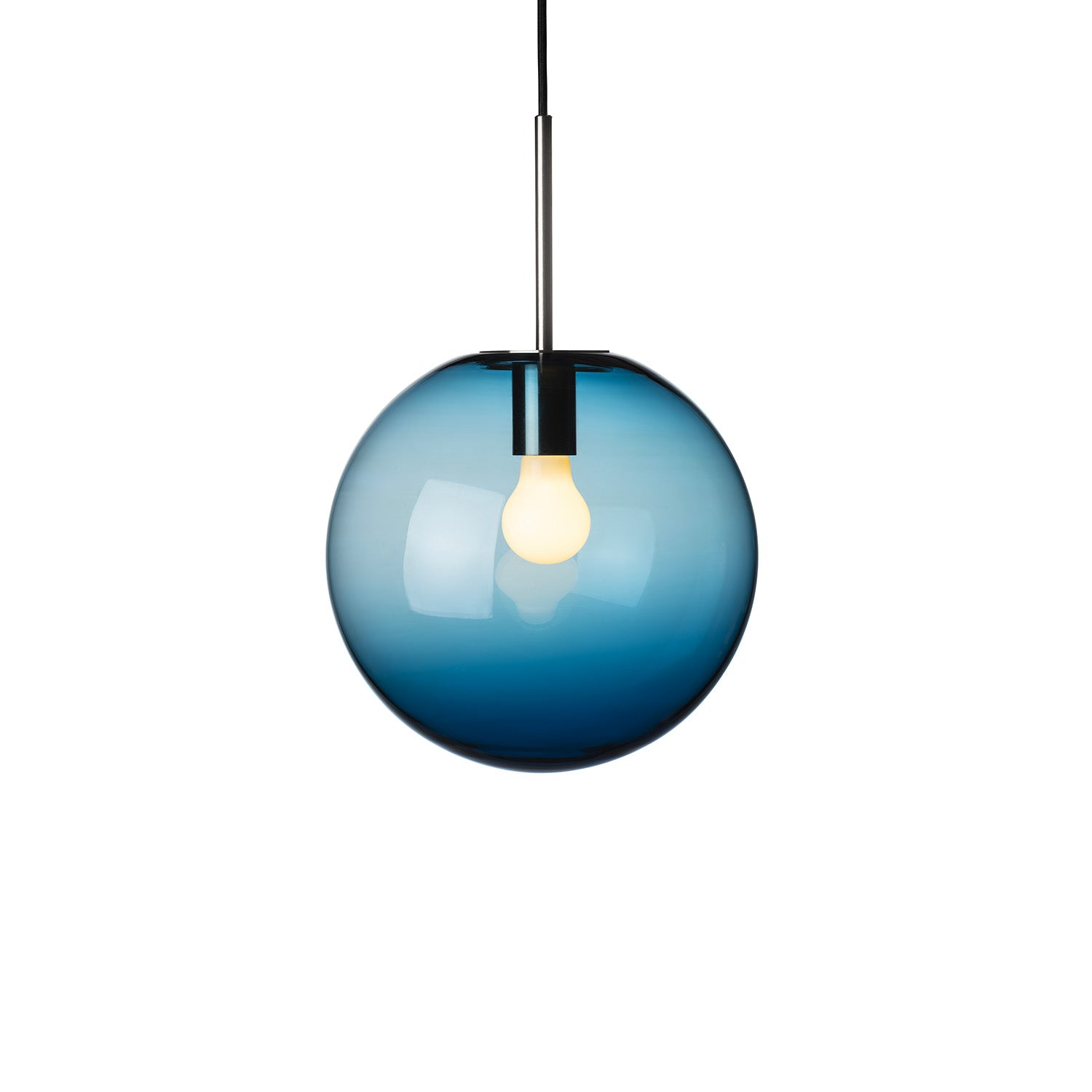 ARCHIVE 4014 - Handmade blown glass globe pendant light