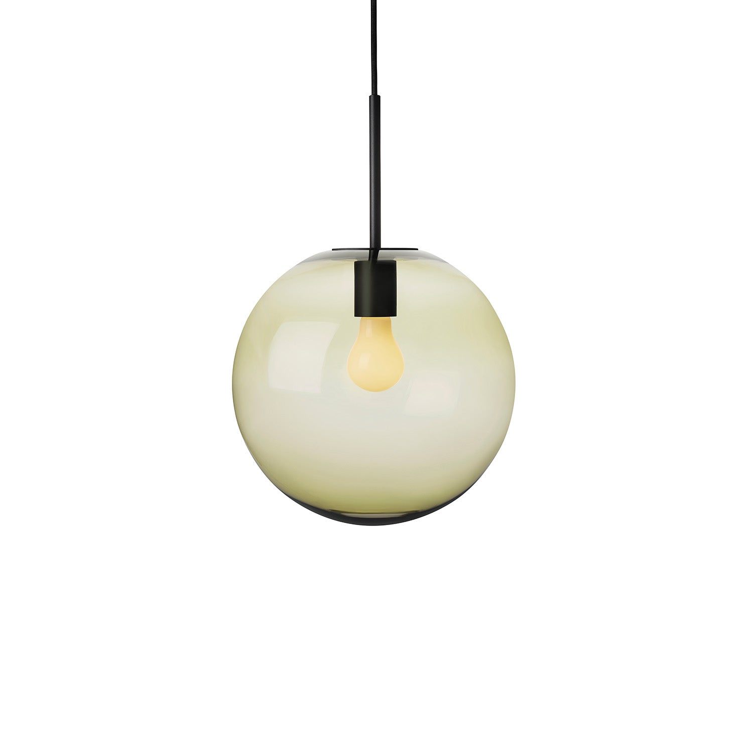 ARCHIVE 4014 - Handmade blown glass globe pendant light