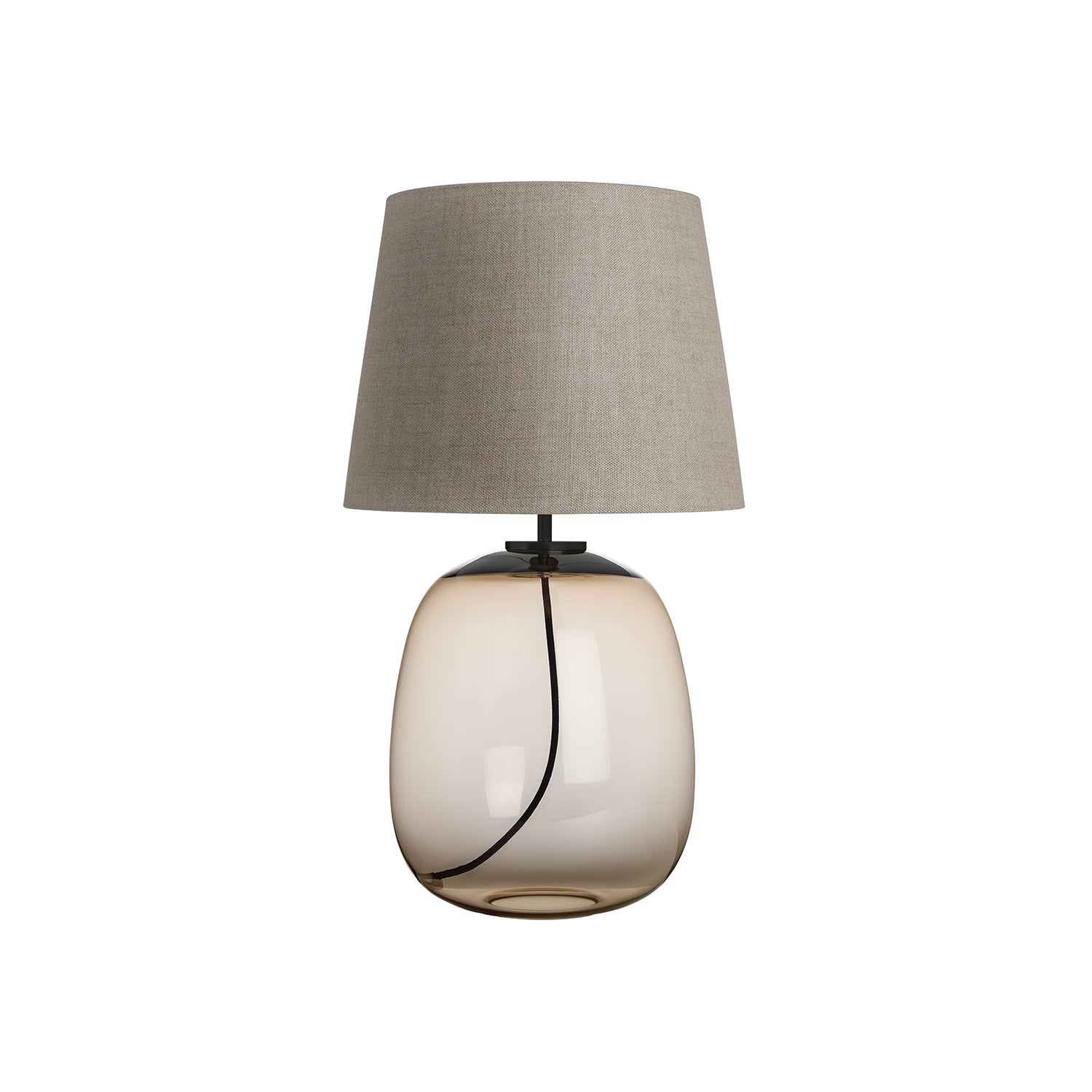 AUSTRA - Hand-blown glass table lamp for living room