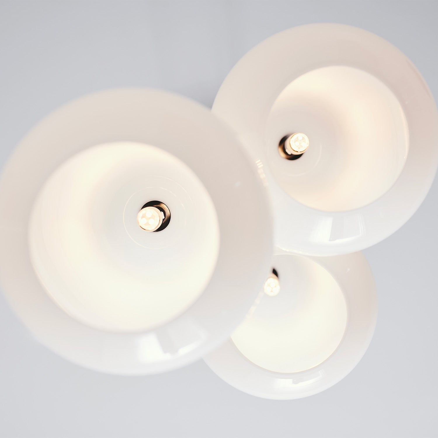 ANOLI 3 - Lámpara colgante vintage de vidrio para rincón de comedor