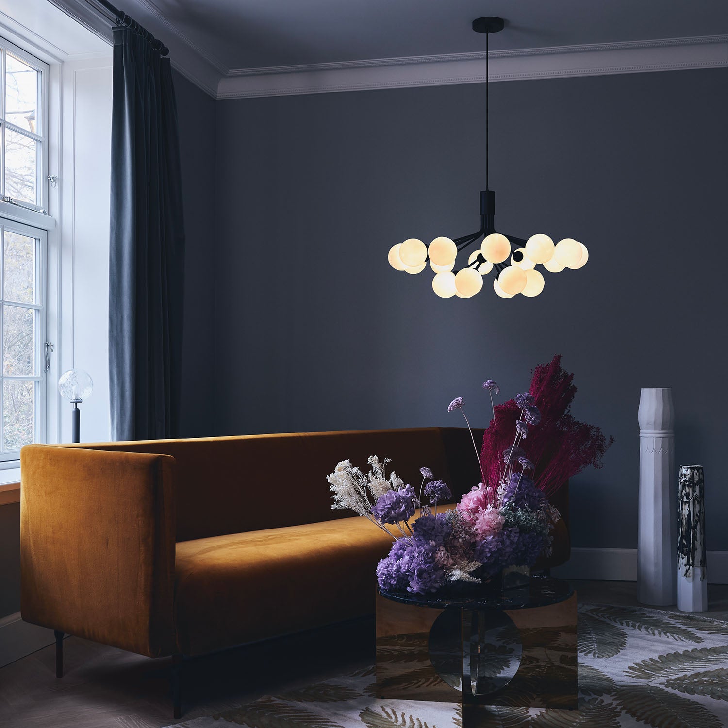 APIALES Opal - Люстра с арт-деко стеклянными шарами