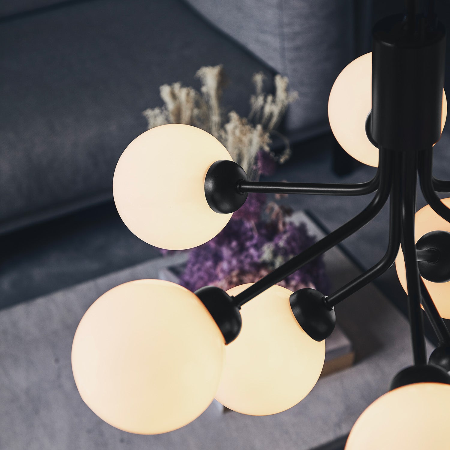 APIALES Opal - Люстра с арт-деко стеклянными шарами