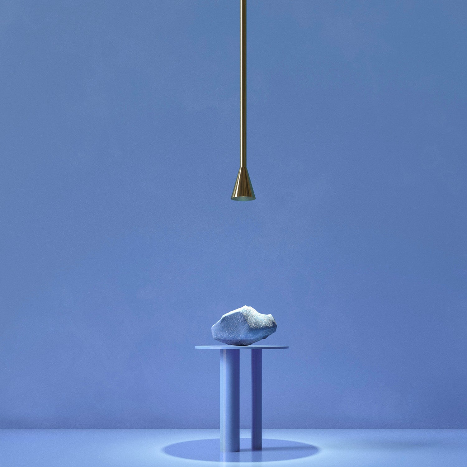 ARROW - Minimalist flute pendant light for kitchen island