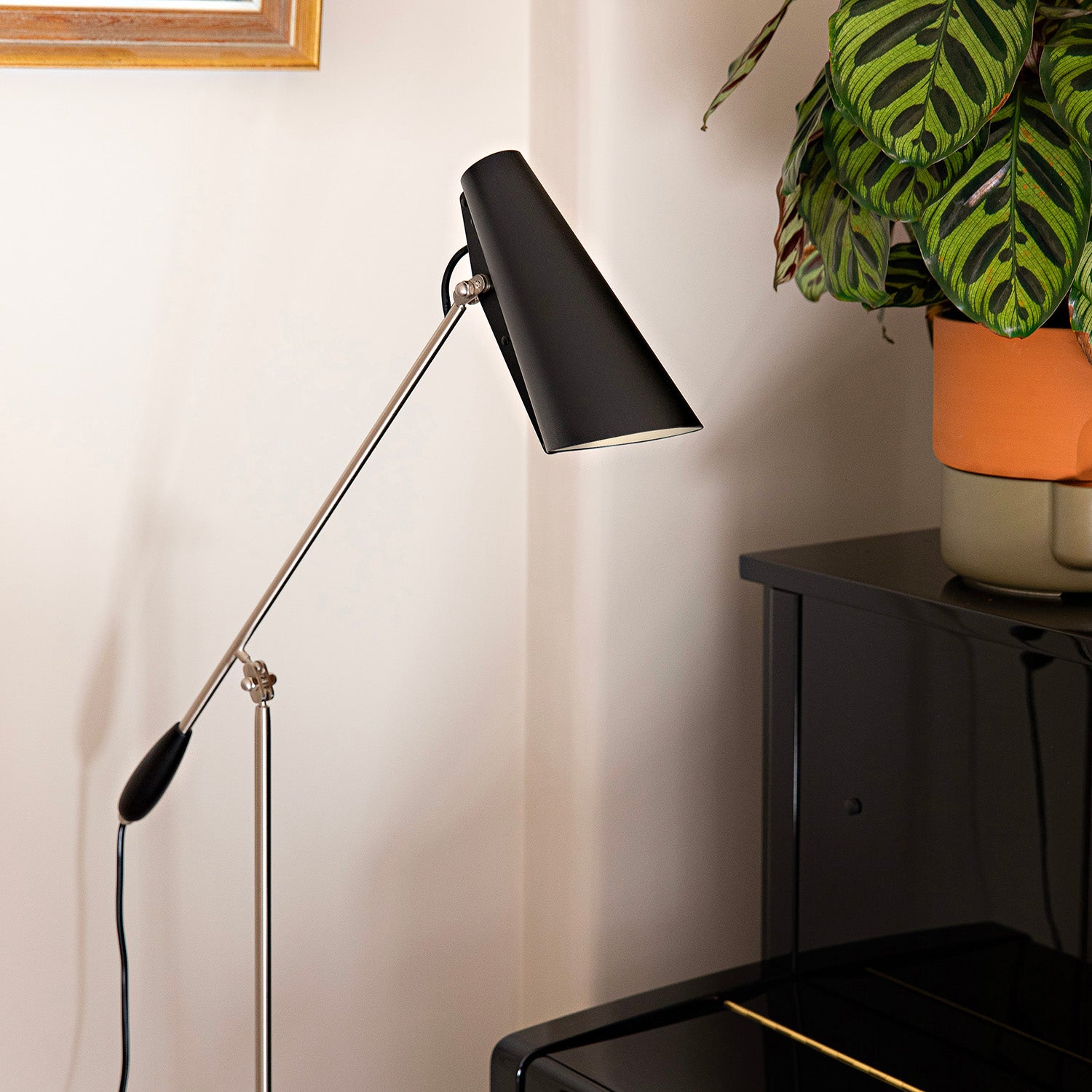 BIRDY - Industrial steel floor lamp for office