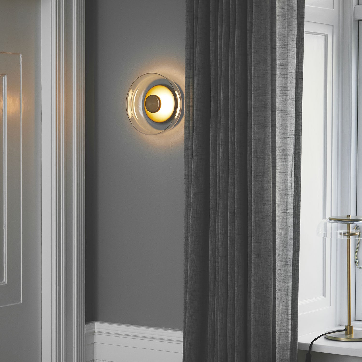 BLOSSI - Applique da parete in vetro, eleganza e lusso