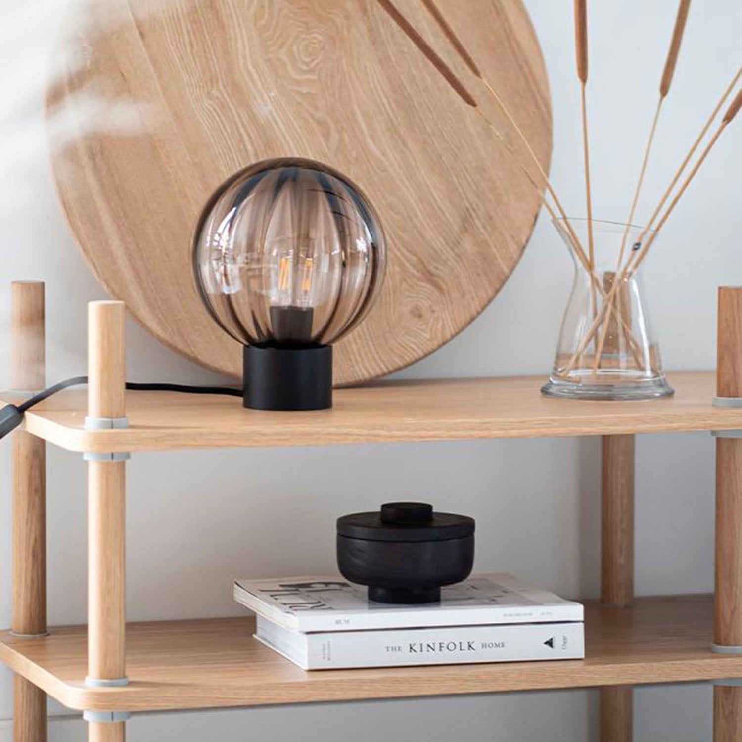 CHRYSTAL - Handblown glass bedside lamp