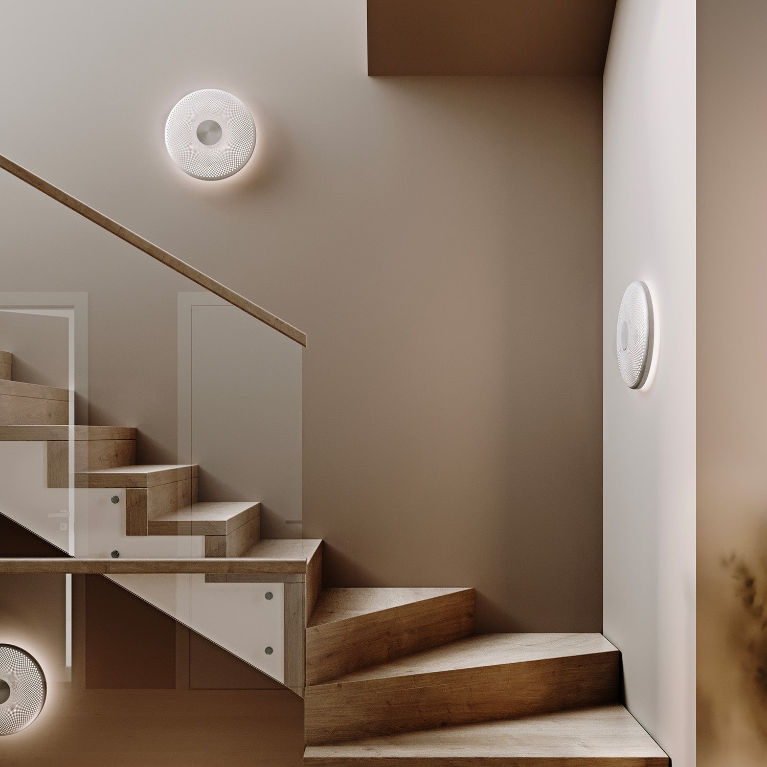 Glint - Applique murale ronde design, moderne et contemporaine