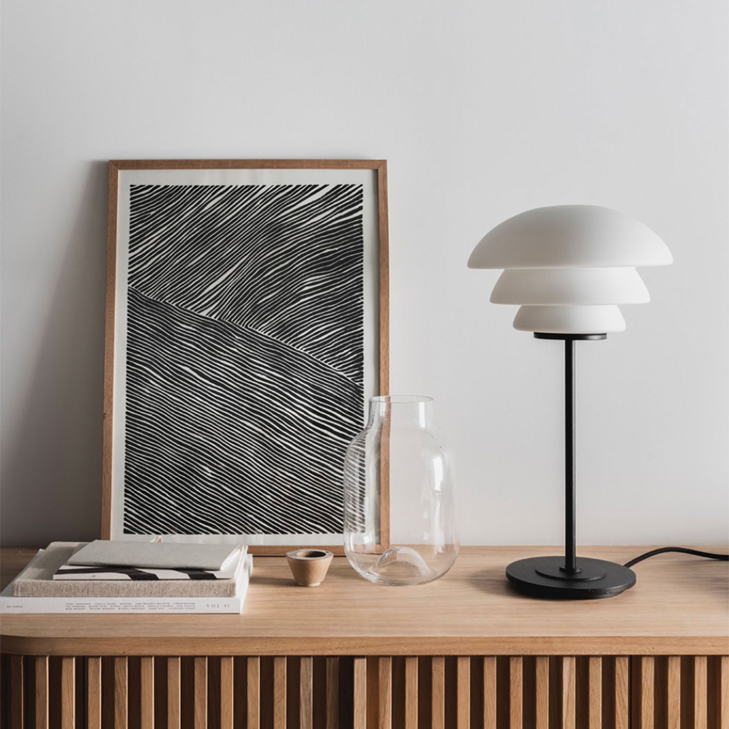ARCHIVE 4006 - Handblown glass table lamp