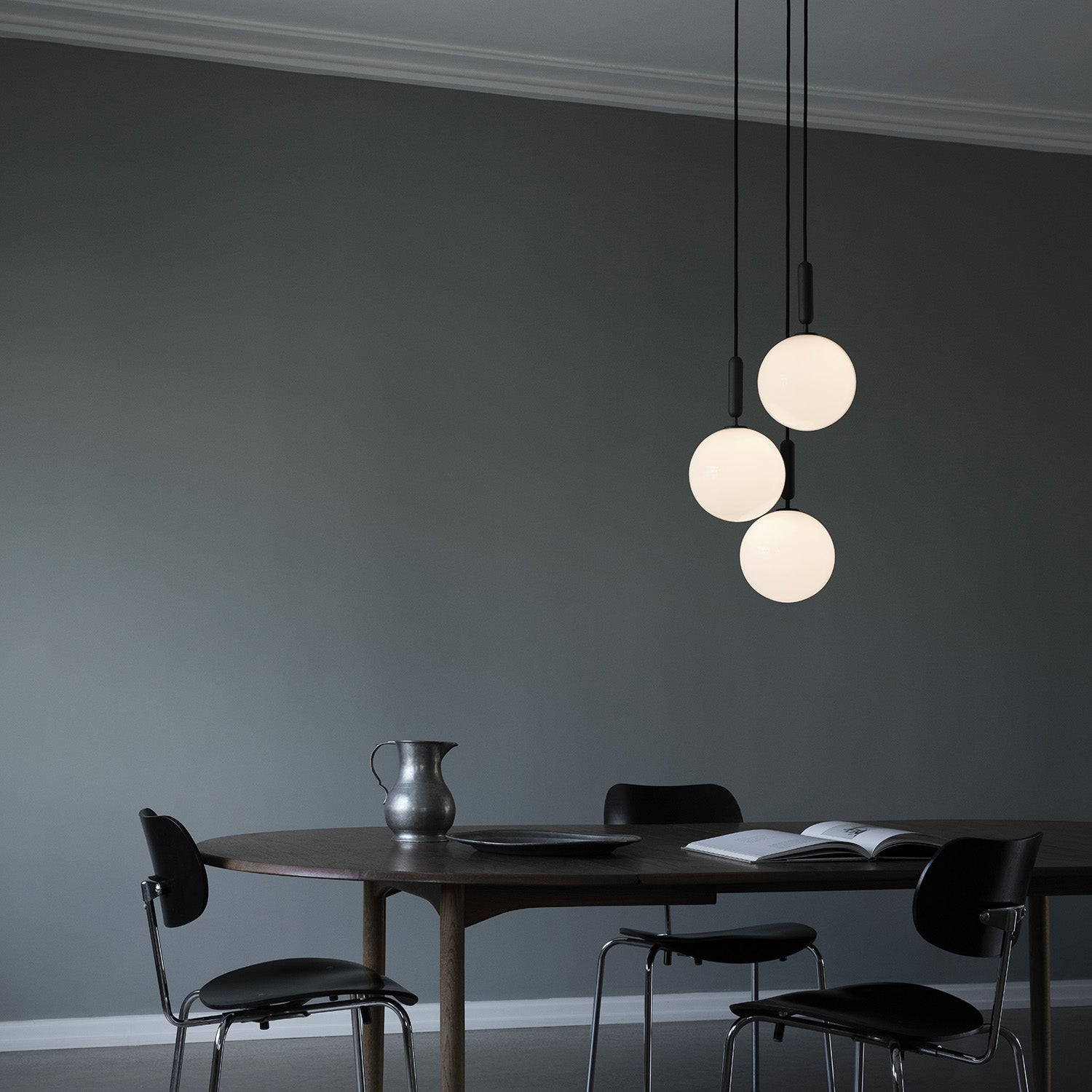 MIIRA 3 Opal - Lampadario elegante di alta gamma, sala da pranzo