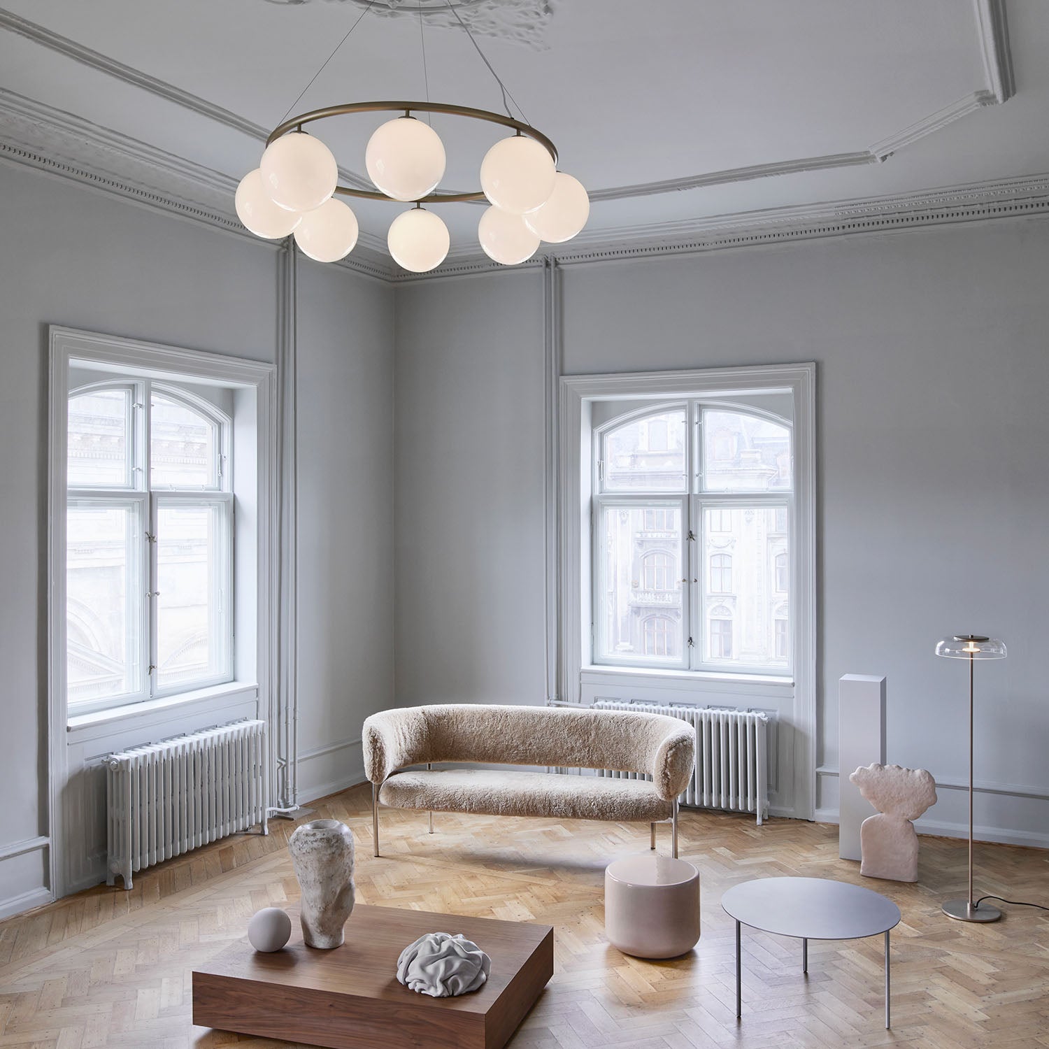 MIIRA Opal Circolare - Lampadario circolare elegante di alta gamma sala da pranzo