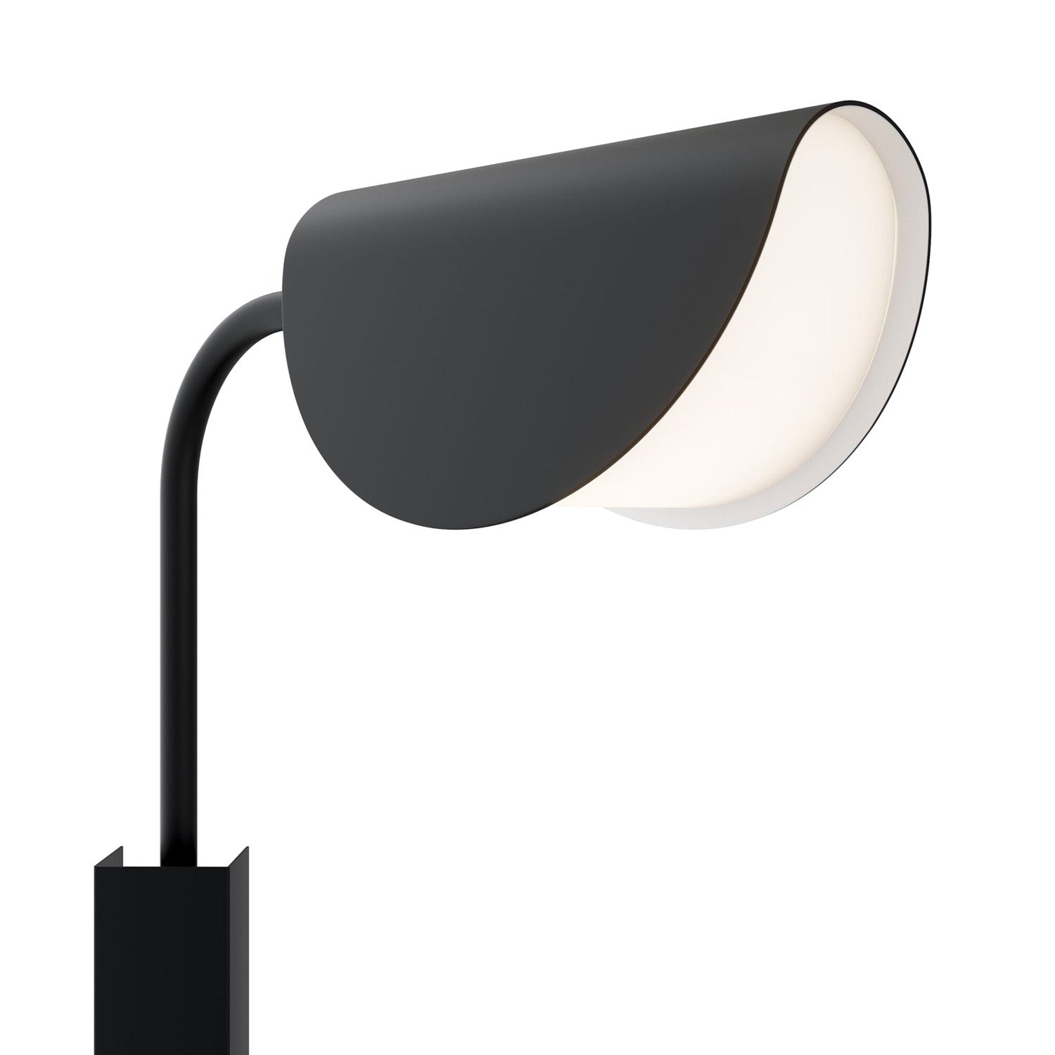 MOLLIS - Black wall sconce, modern bedroom or office