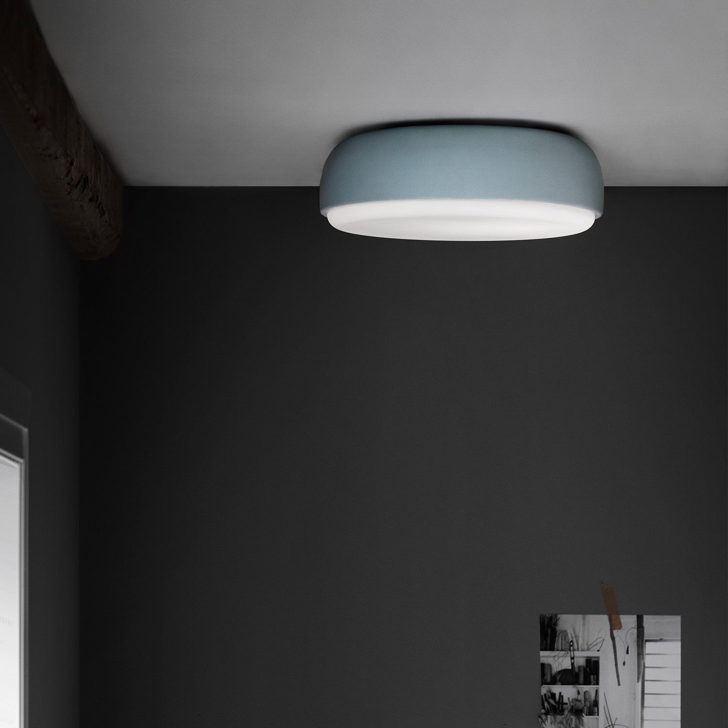 OVER ME - Design and minimalist ceiling light, pastel color