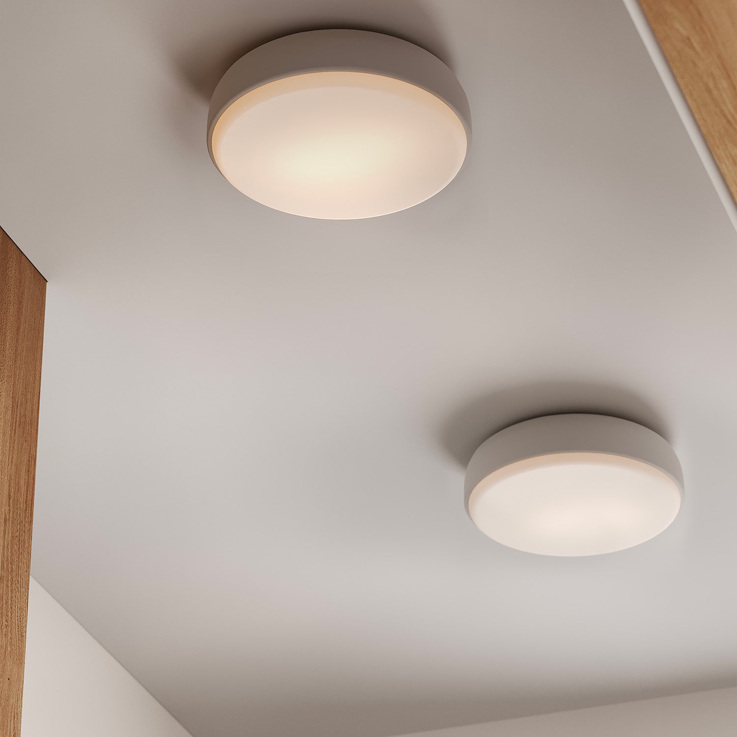 OVER ME - Design and minimalist ceiling light, pastel color