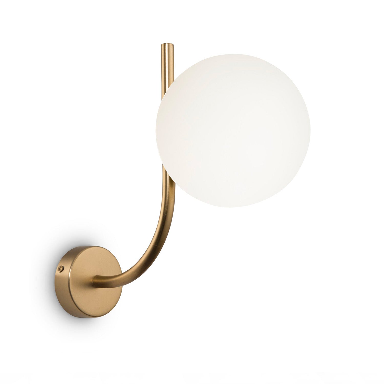 RENDEZ VOUS - Gold Art Deco wall sconce with glass globes