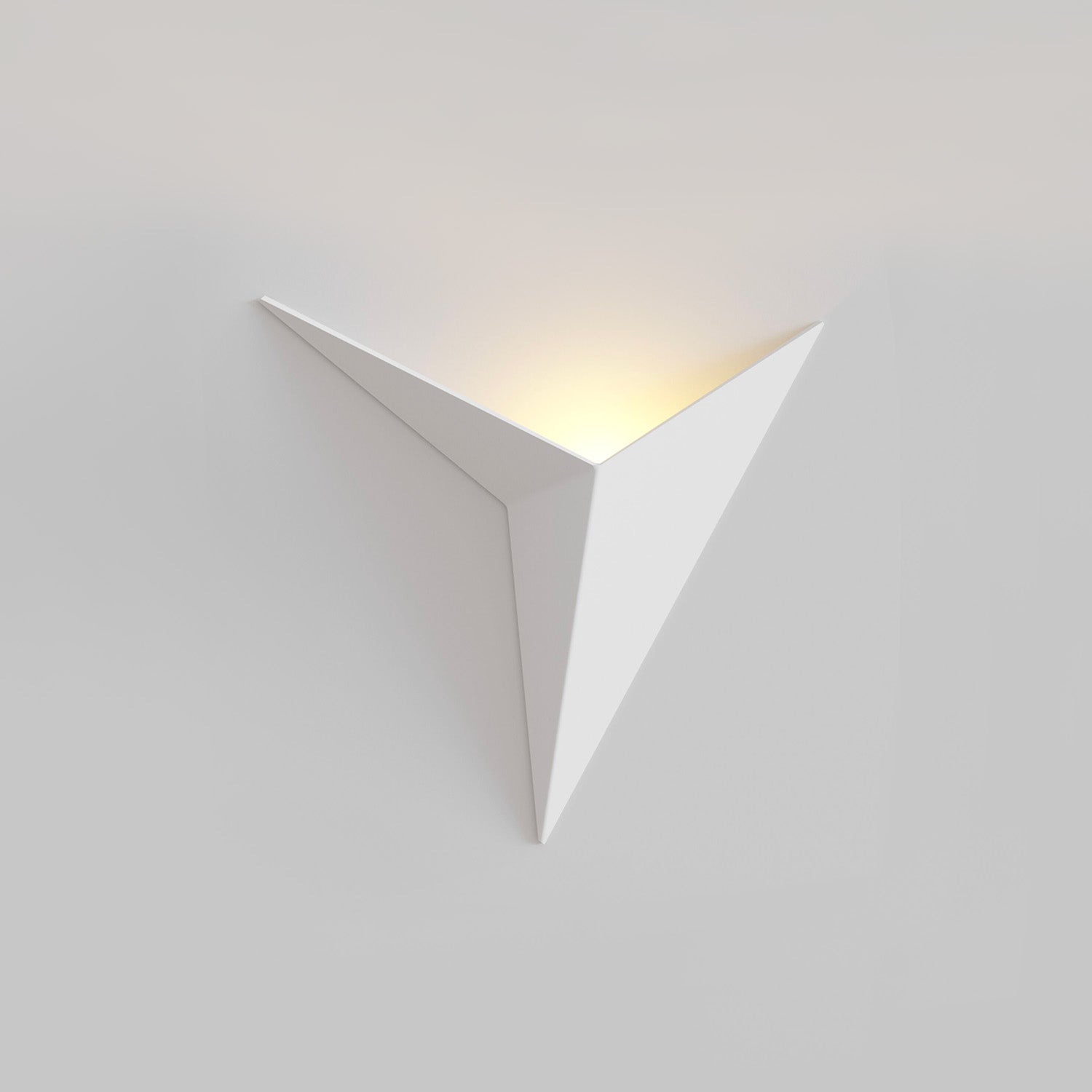 TRAME - Геометрический дизайнерский настенный светильник из белой или черной стали