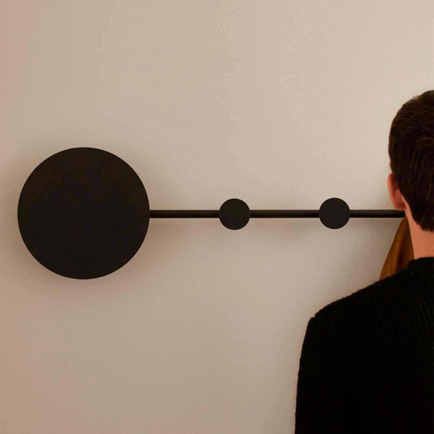 Han - Aplique de pared led perchero estilo contemporáneo