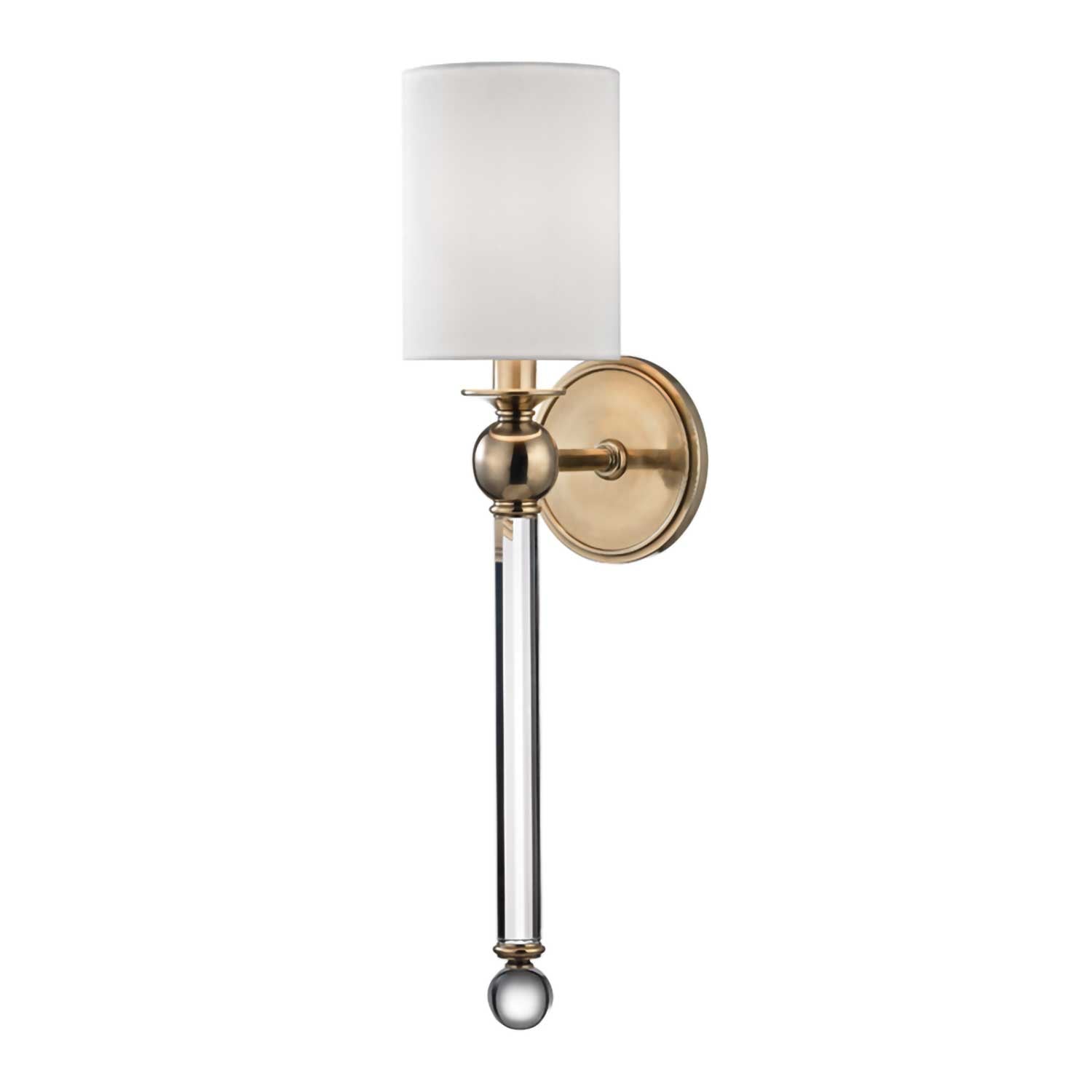 Gordon - Vintage gold brass or steel wall light