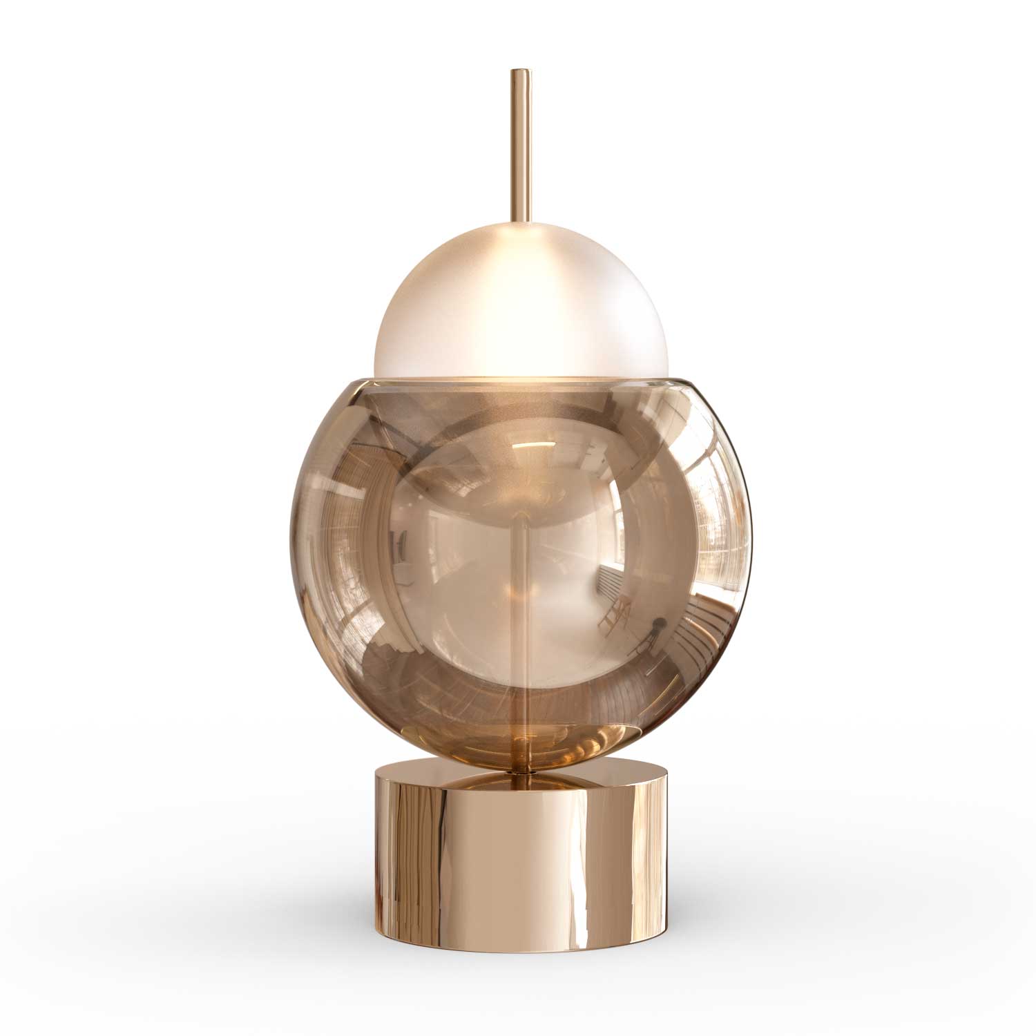 Galileo - Luxurious LED glass sphere lamp for bedroom