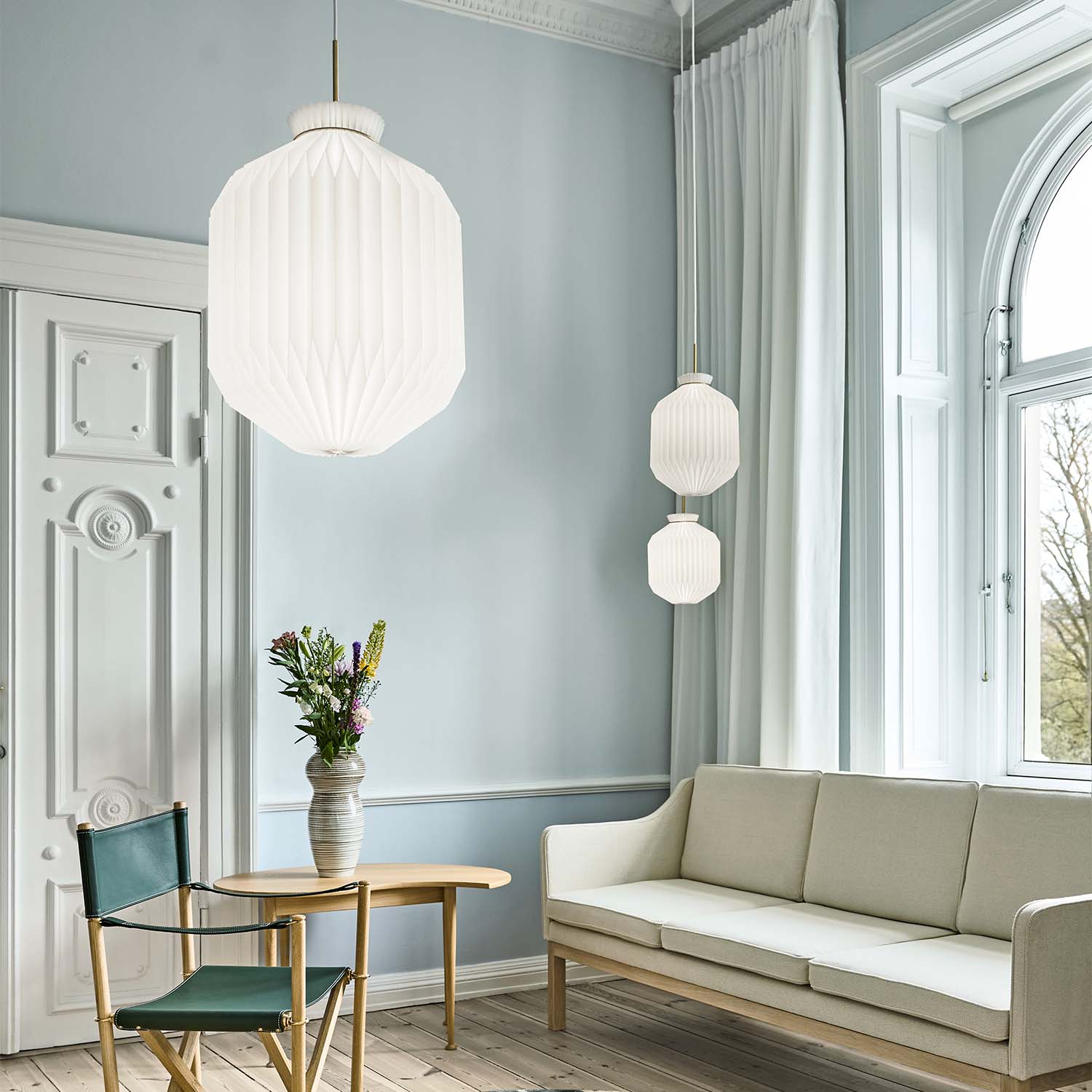 Le Klint CLASSIC 105 - Pleated acrylic pendant light