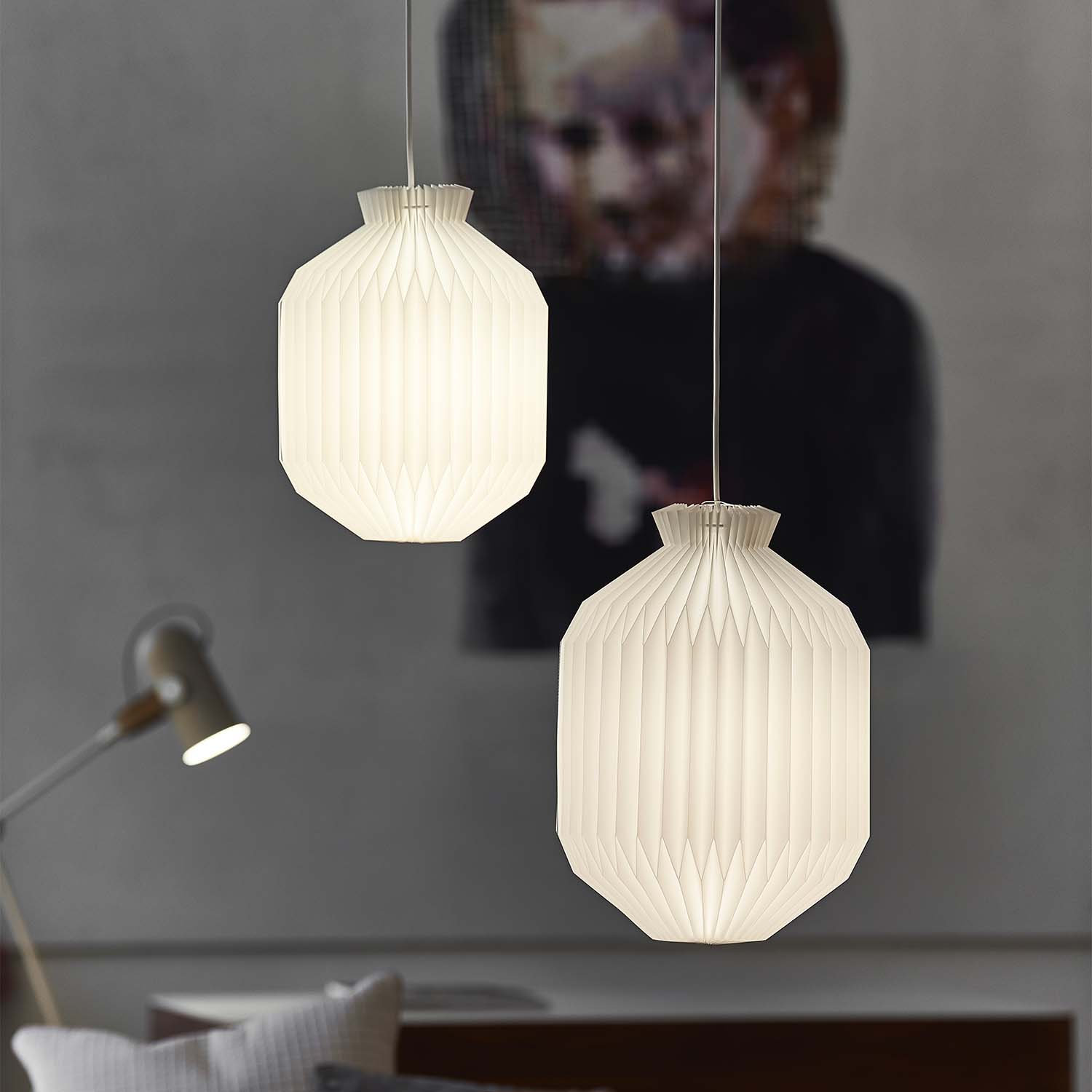 Le Klint CLASSIC 105 - Pleated acrylic pendant light
