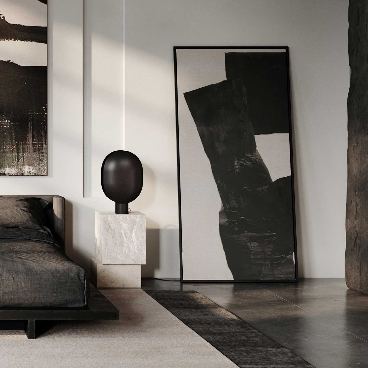 Clam Table - Lampe à poser en métal design contemporain