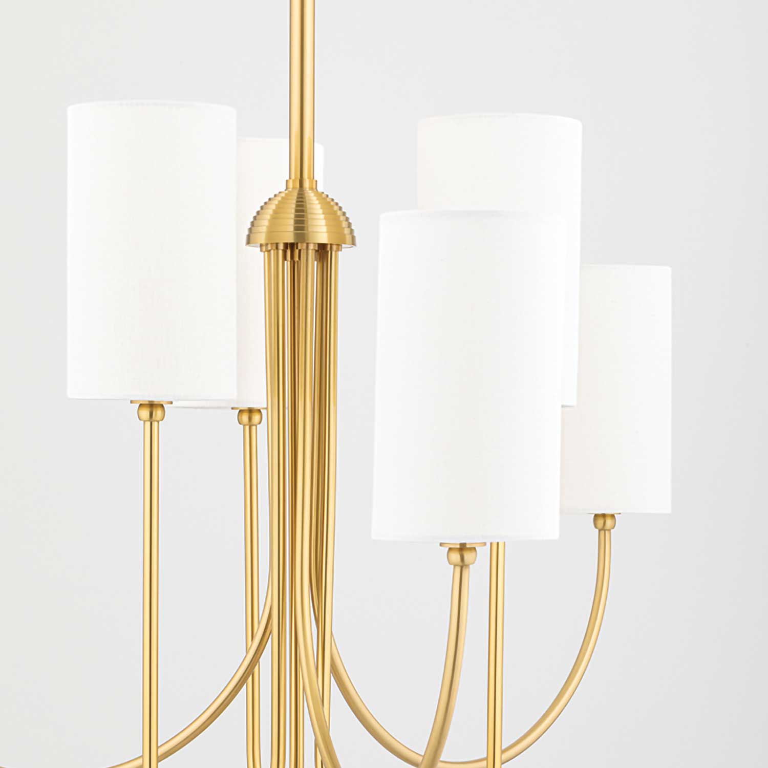 Harlem - Large gold brass chandelier for modern living room