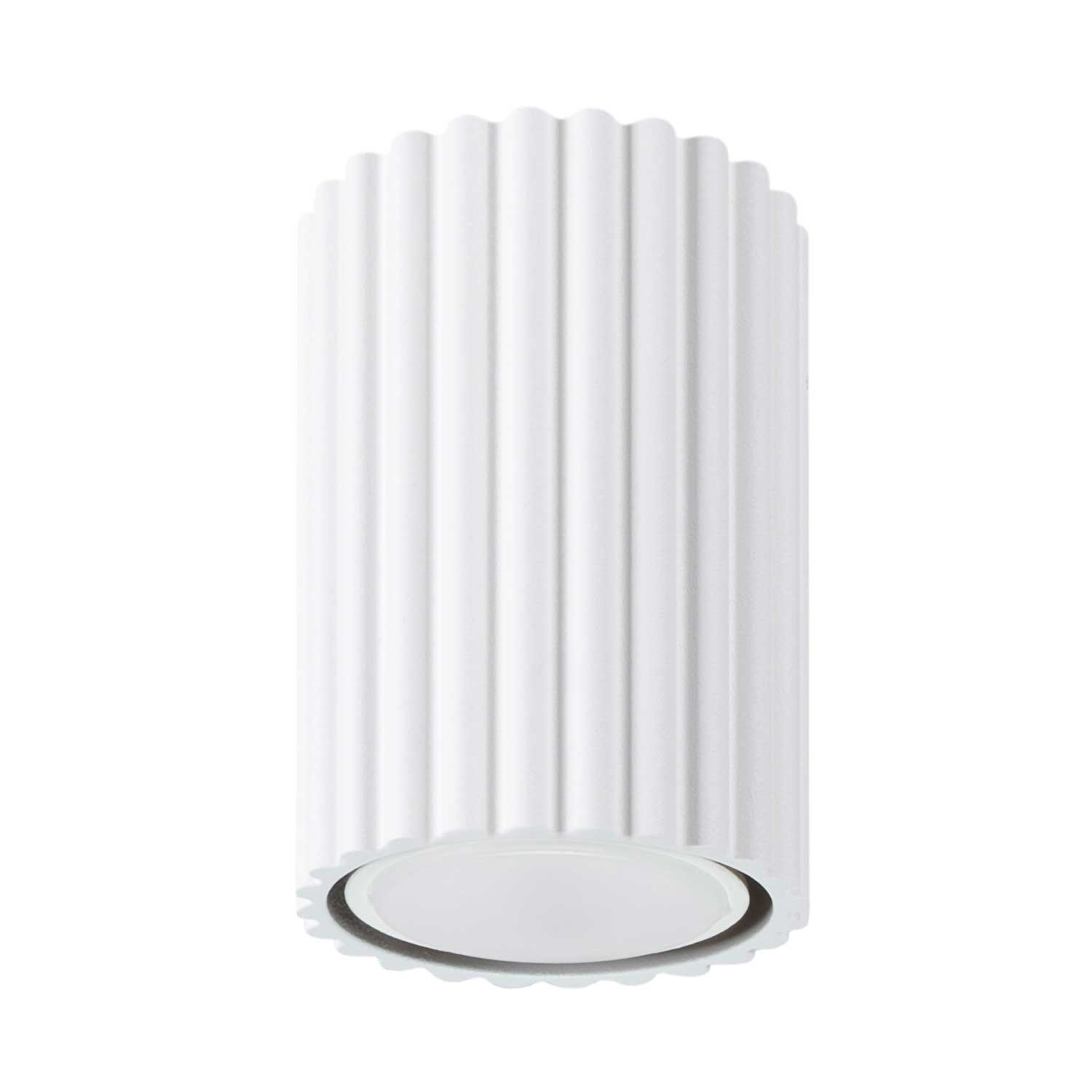 Buna - Fluted aluminum tube ceiling light for modern living room