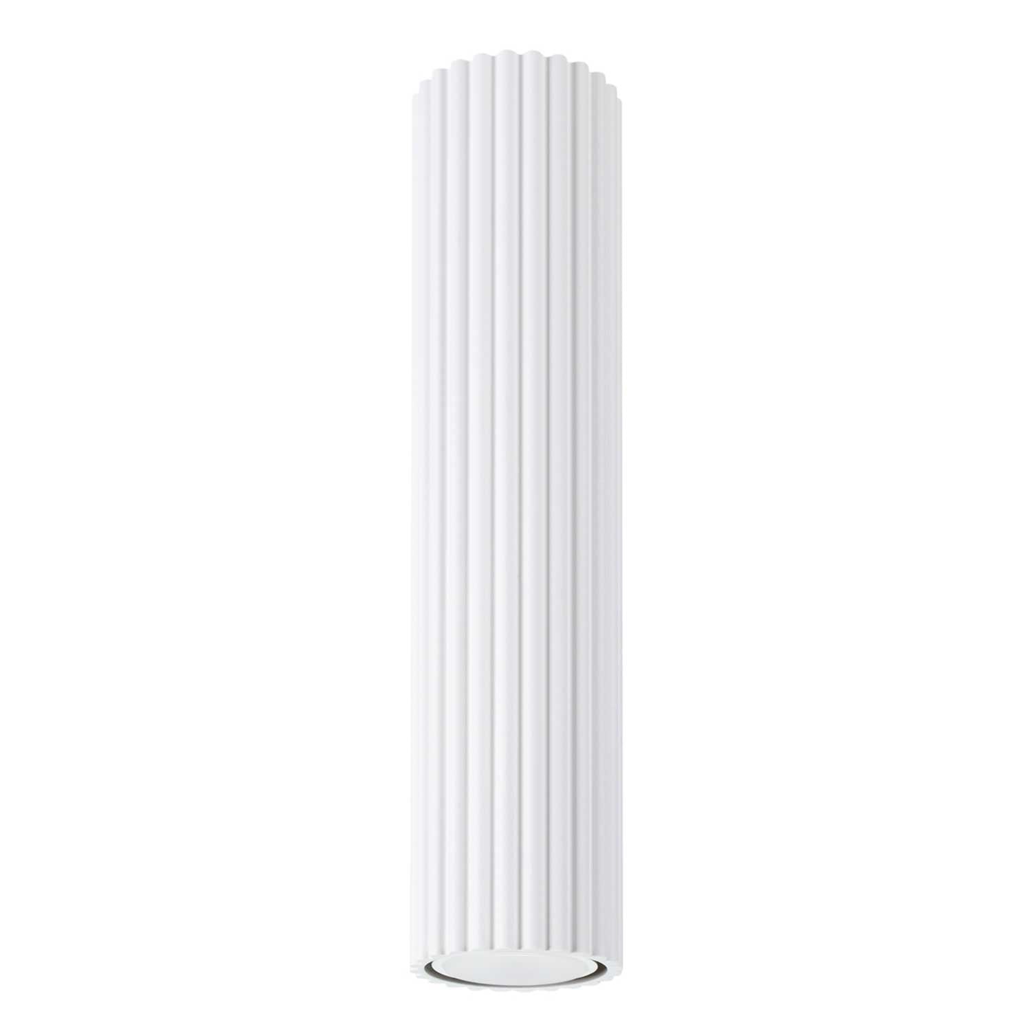 Buna - Fluted aluminum tube ceiling light for modern living room