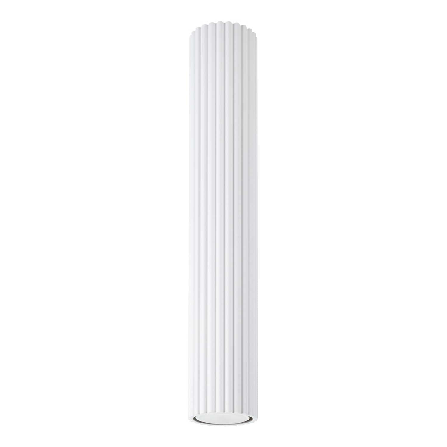 Buna - Fluted aluminum tube ceiling light for modern living room