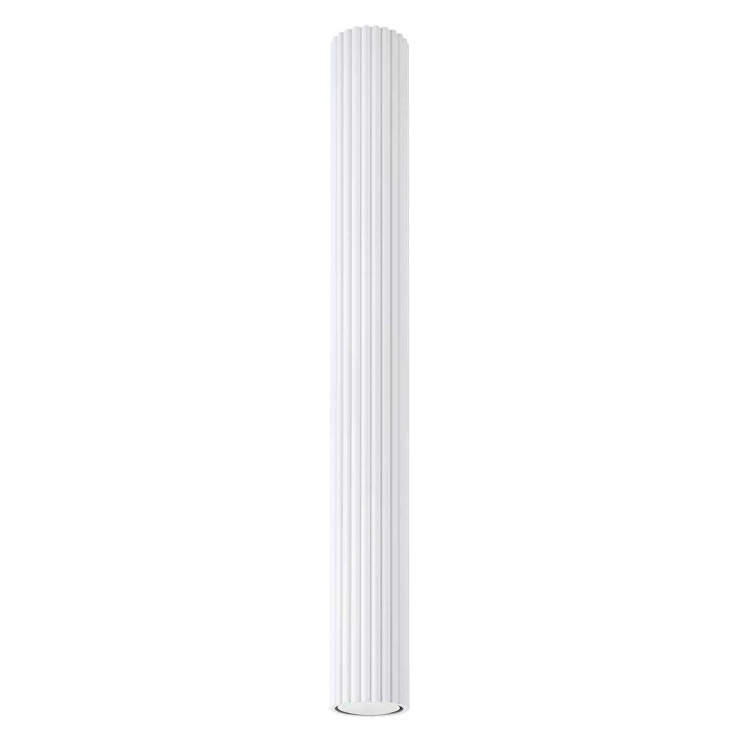 Buna - Fluted aluminum tube ceiling light for modern living room