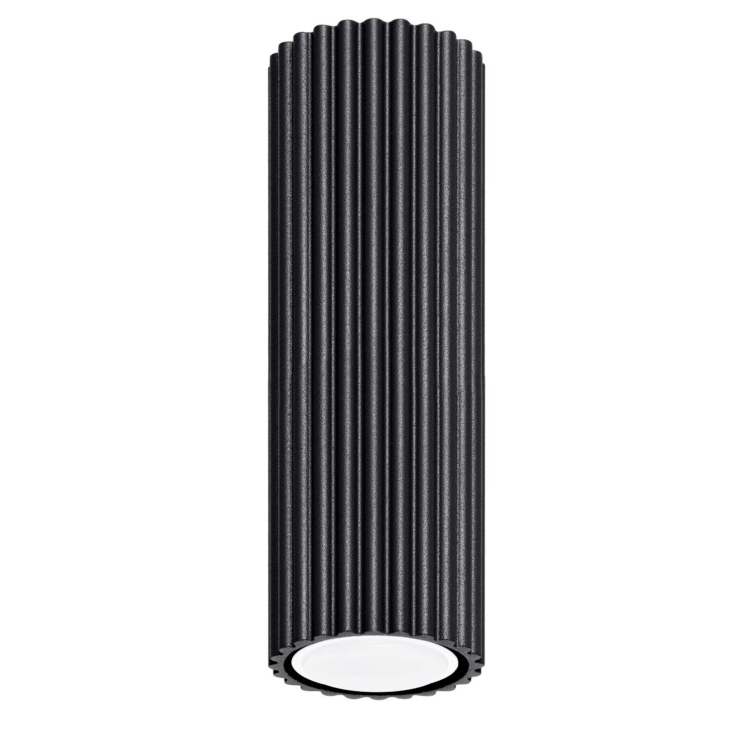 Buna - Fluted aluminum tube ceiling light for modern living room