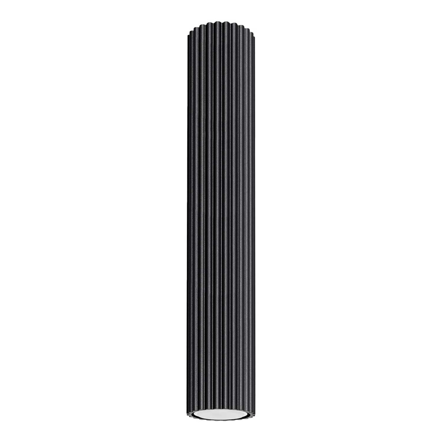 Buna - Fluted aluminum tube ceiling light for modern living room