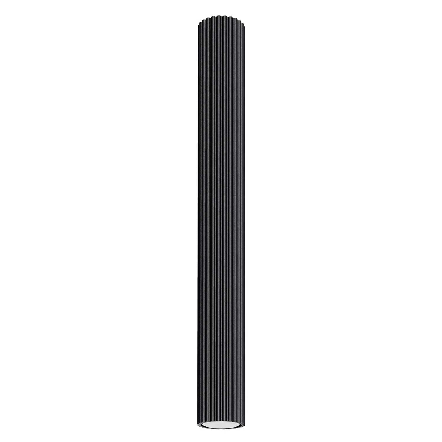 Buna - Fluted aluminum tube ceiling light for modern living room