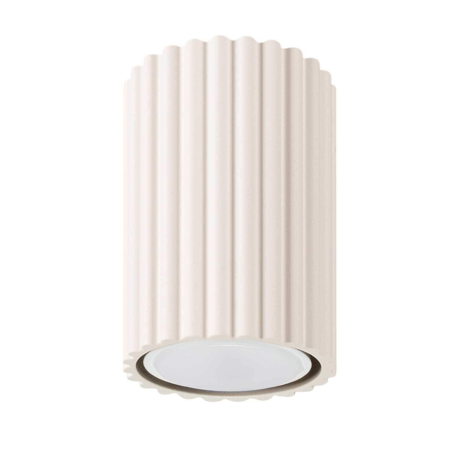 Buna - Fluted aluminum tube ceiling light for modern living room