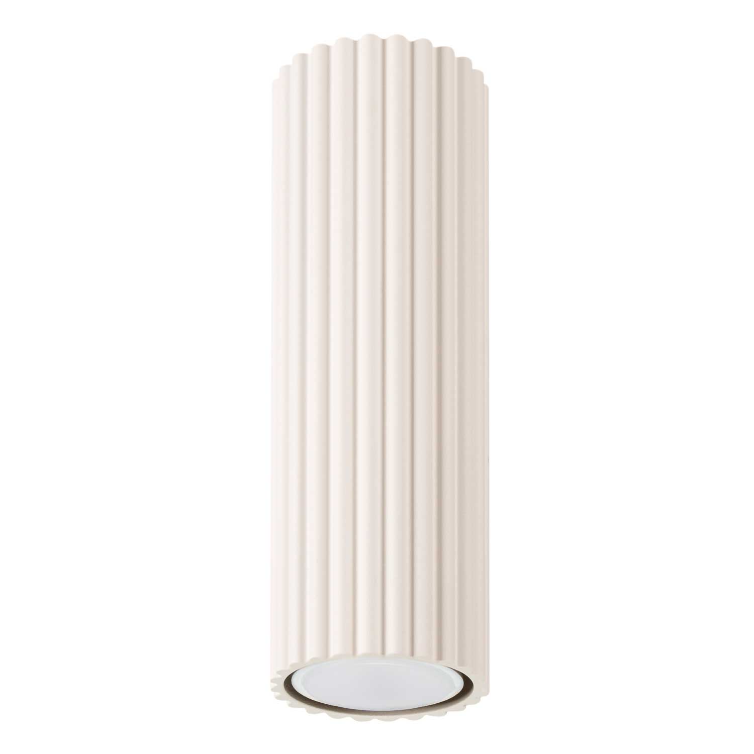 Buna - Fluted aluminum tube ceiling light for modern living room