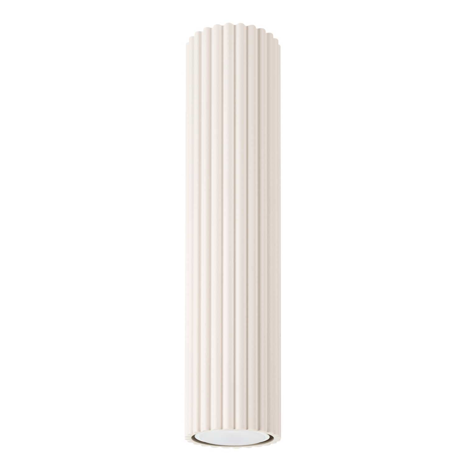 Buna - Fluted aluminum tube ceiling light for modern living room