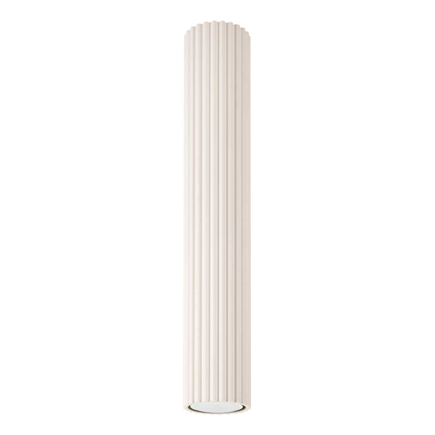 Buna - Fluted aluminum tube ceiling light for modern living room