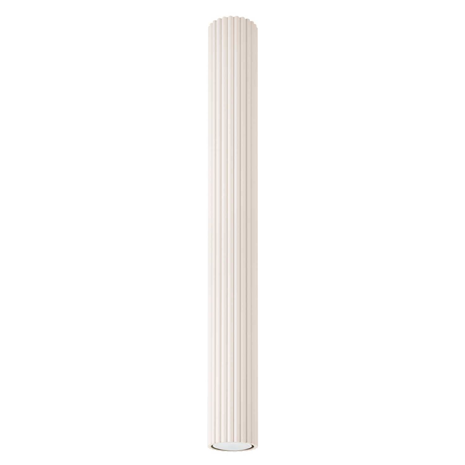 Buna - Fluted aluminum tube ceiling light for modern living room
