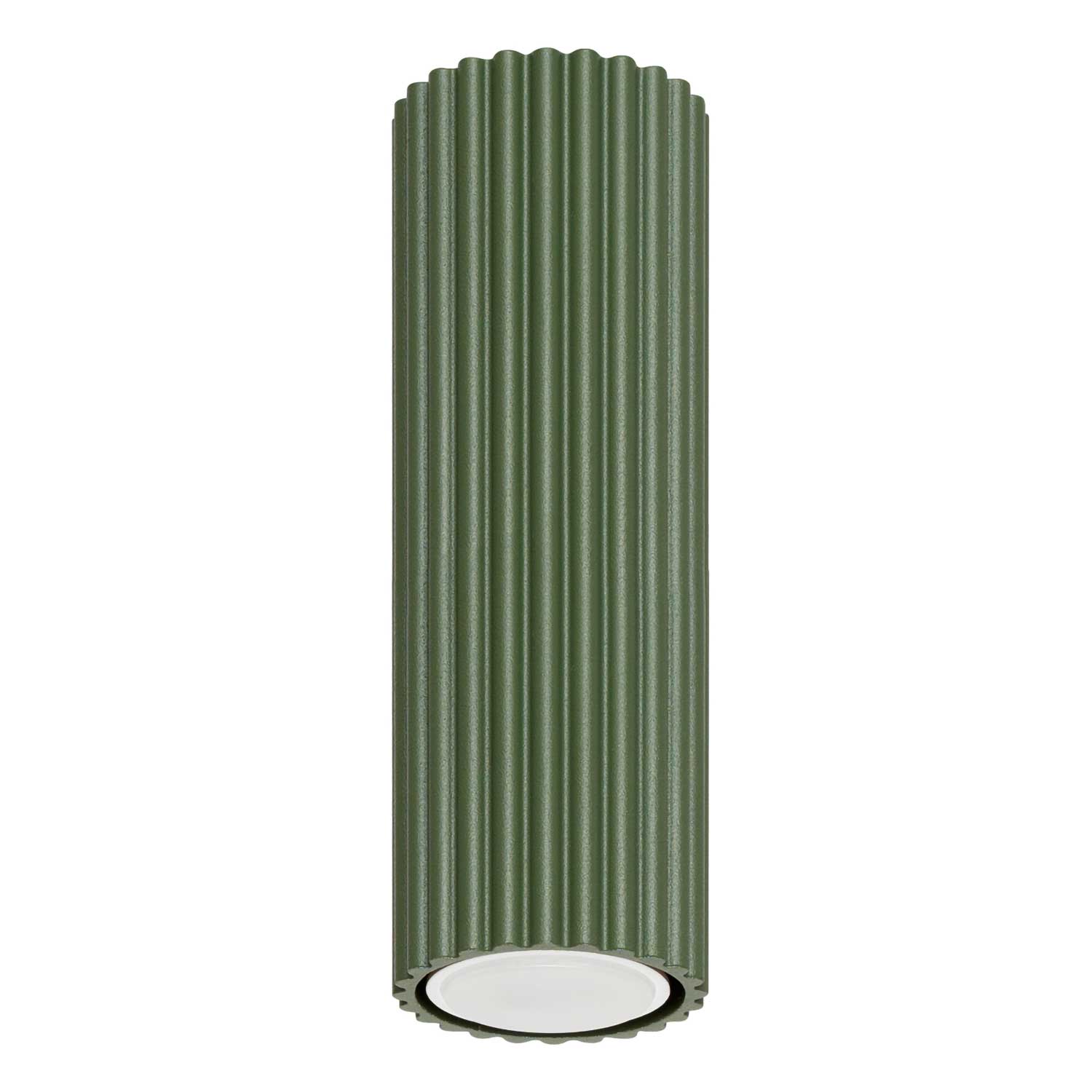 Buna - Fluted aluminum tube ceiling light for modern living room