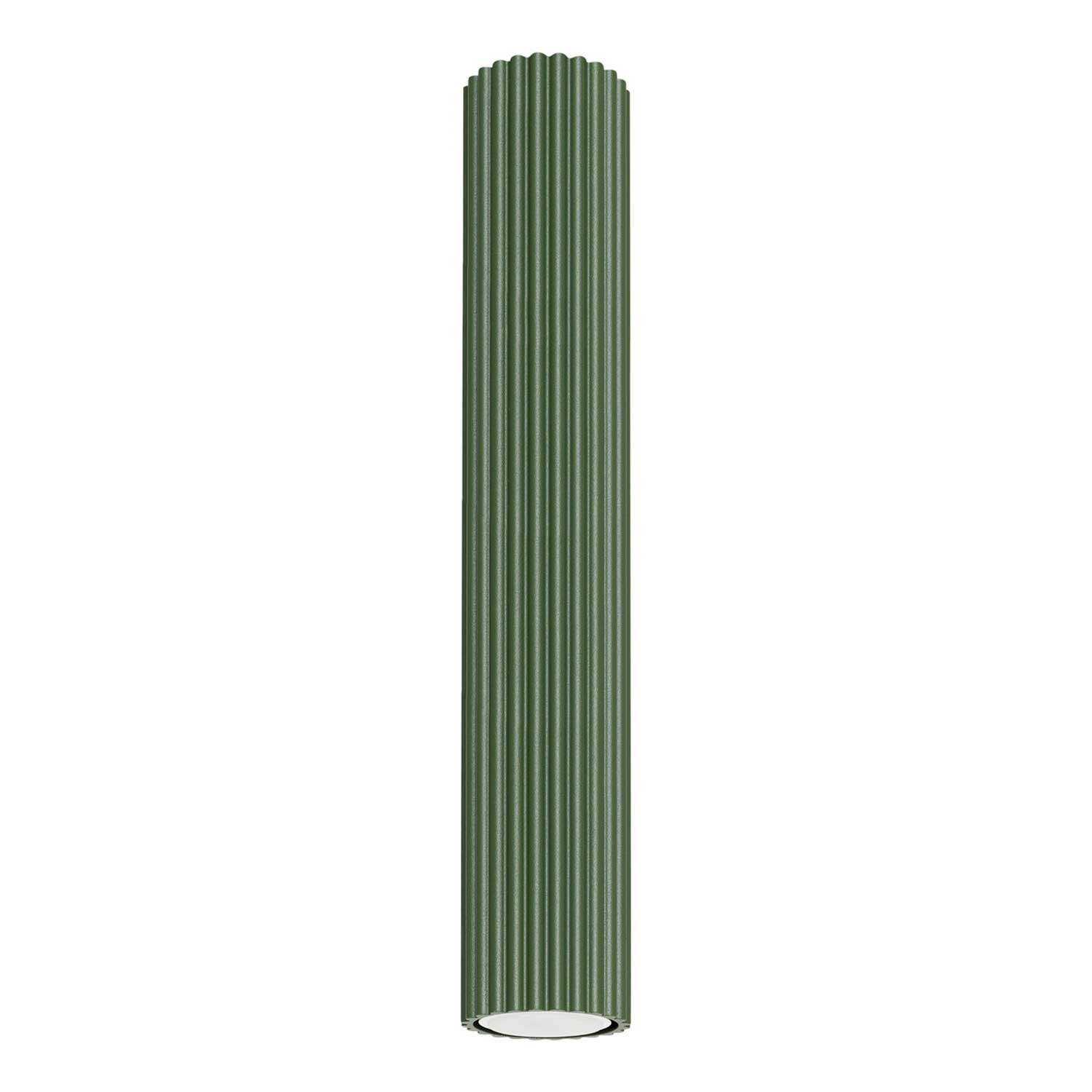 Buna - Fluted aluminum tube ceiling light for modern living room