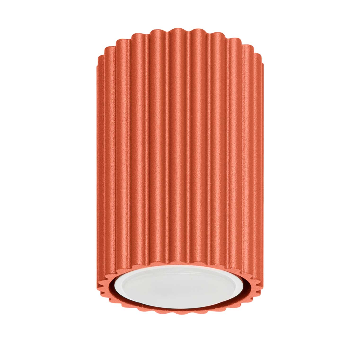 Buna - Fluted aluminum tube ceiling light for modern living room