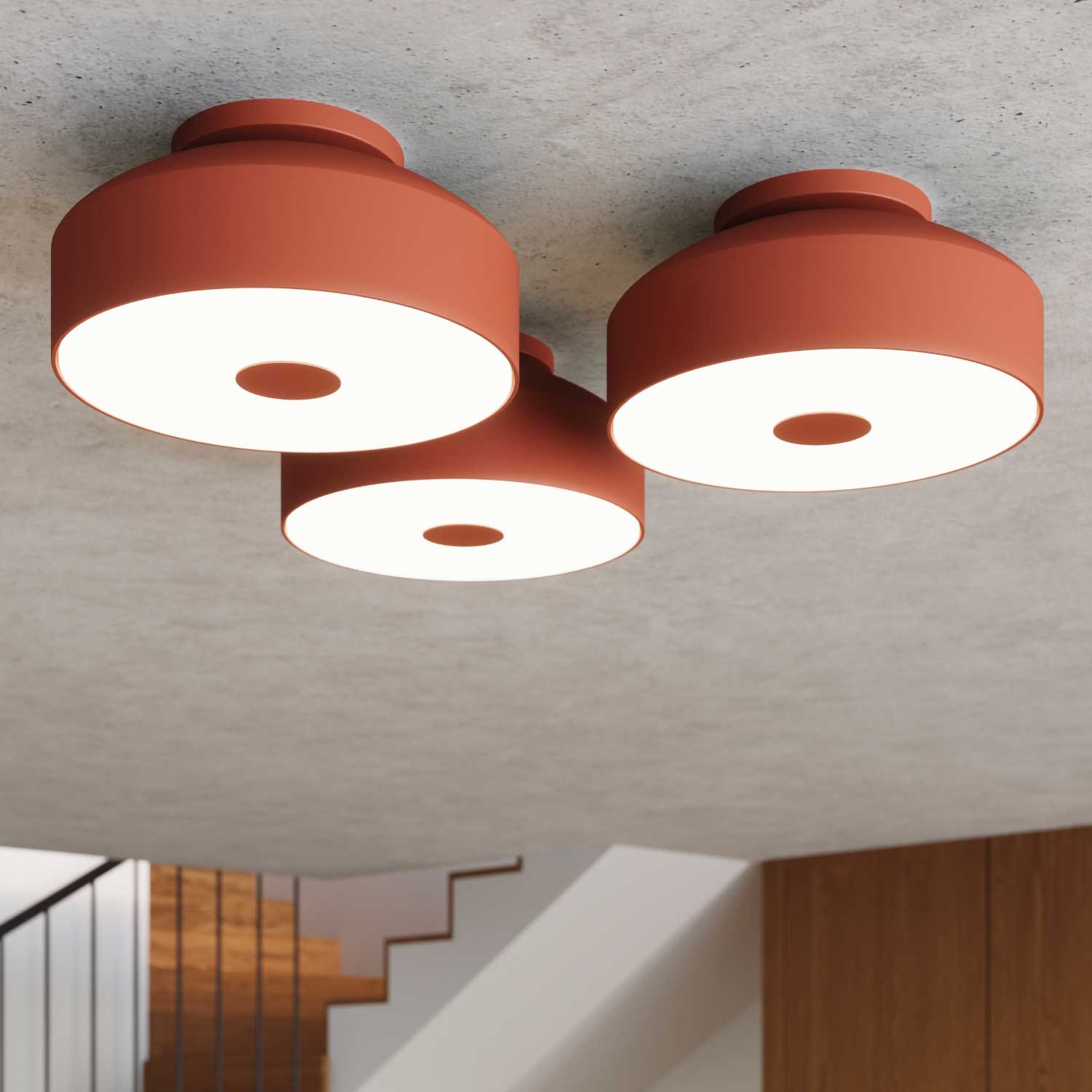 Caph - Runde Deckenleuchte für modernes Esszimmer
